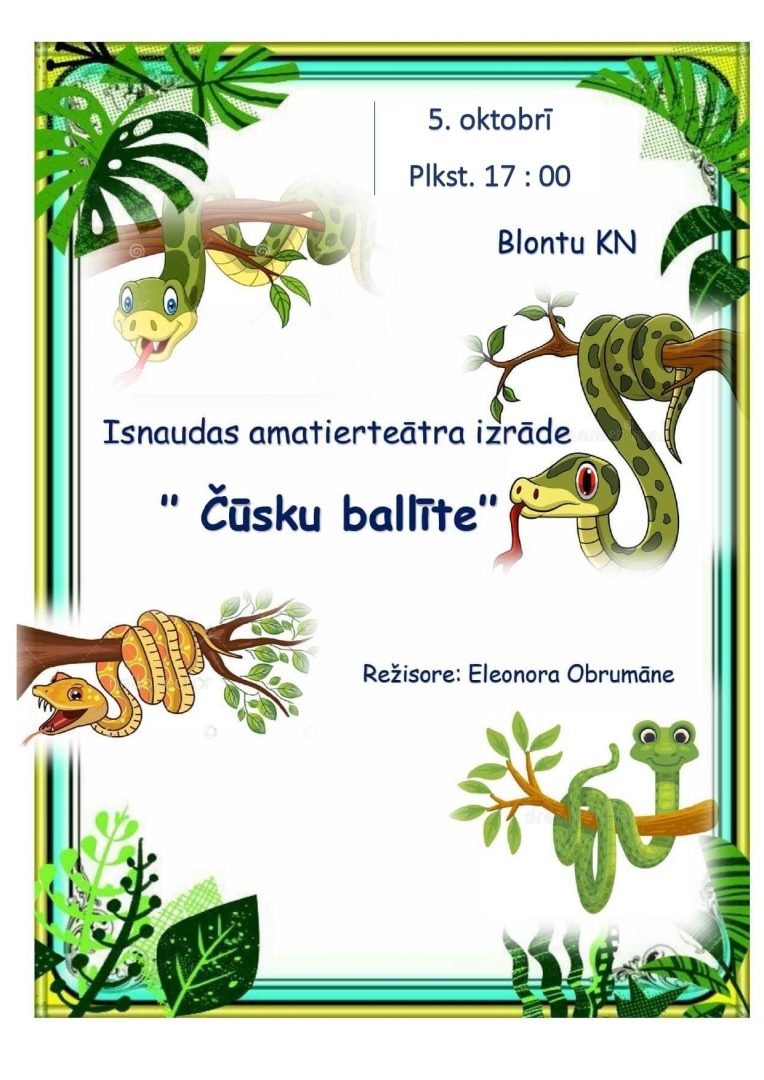 pasākuma afiša