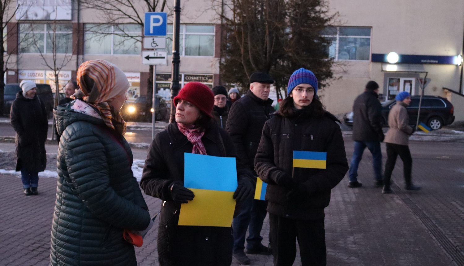 Ludzā norisinājās atbalsta mītiņš Ukrainas tautai