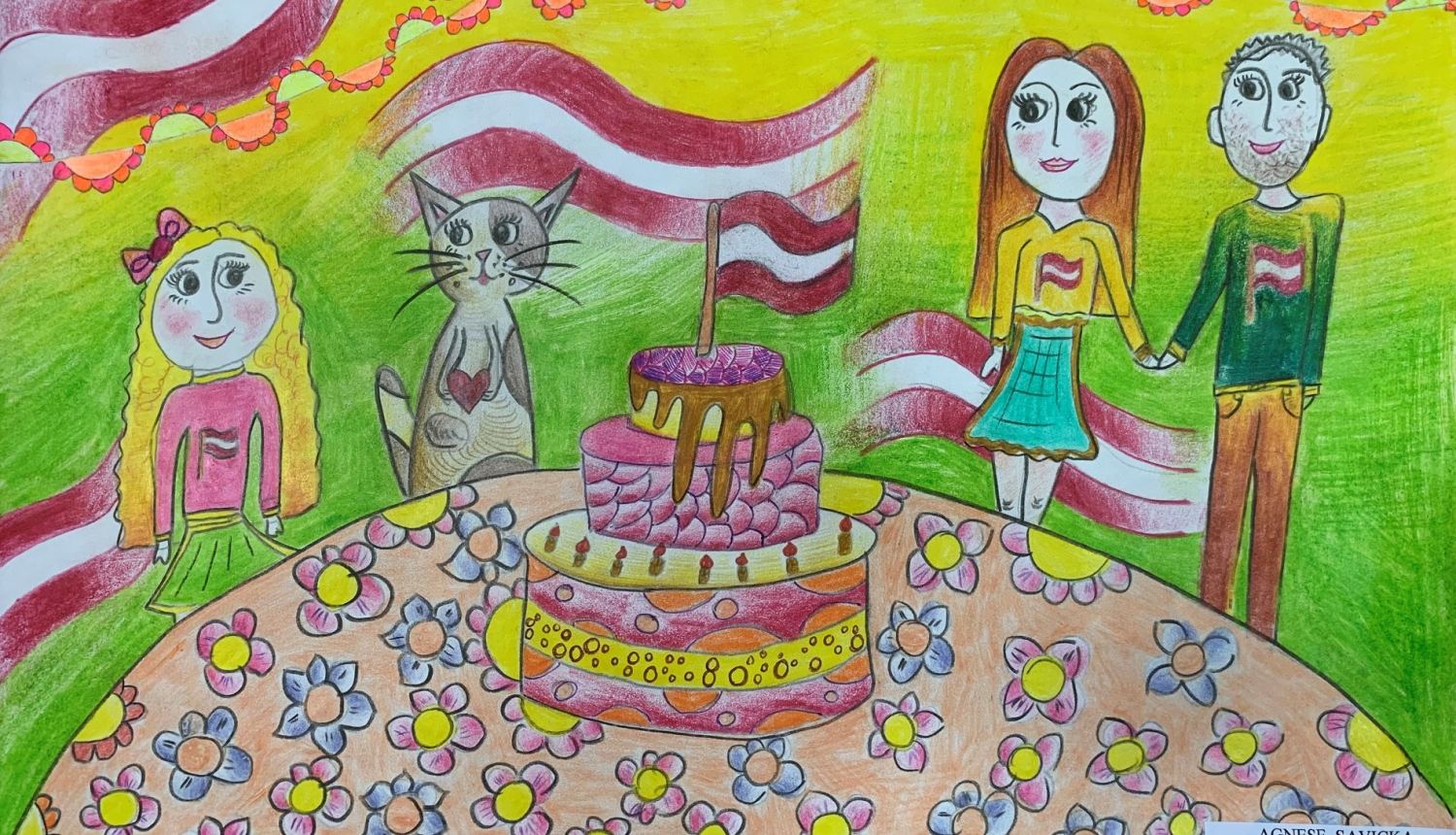 Skolēni aicināti piedalīties zīmējumu konkursā “Latvija manā sirdī”